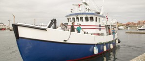 Kronprinsen på dykkertur til Hirsholmene