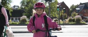 Rekordmange skolebørn bruger cykelhjelm