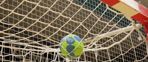 Aalborg håndbold spiller i Arena Nord