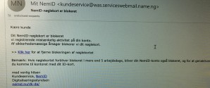 Pas på! Falsk Nem-ID mail i omløb