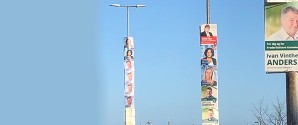 Nu går det for vidt med ophængning af valgplakater