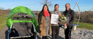 Cykelture med patienter på hospice bringer glæde