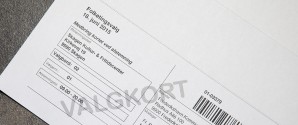 Hvorfor sender vi stadig 4,4 millioner valgkort med posten?