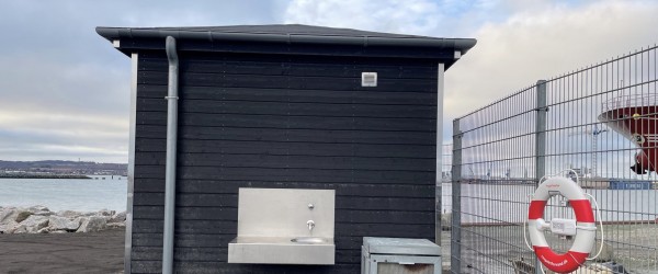 Nye toiletfaciliteter og parkeringsmuligheder står klar på Nordre Mole
