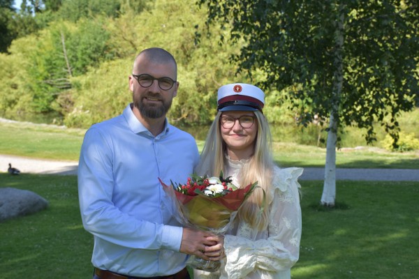 Første student på Frederikshavn Gymnasium