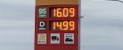 Så nåede benzinprisen over 16 kroner