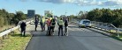 Motorvej E45 var spærret i begge retninger
