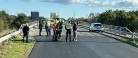 Motorvej E45 var spærret i begge retninger
