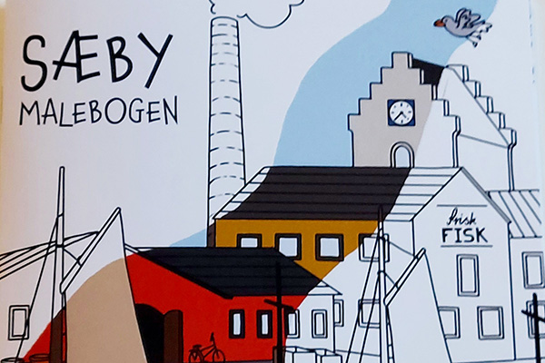Kystmuseet lancerer malebog om Sæbys historie Kystmuseet lancerer malebog om Sæbys historie