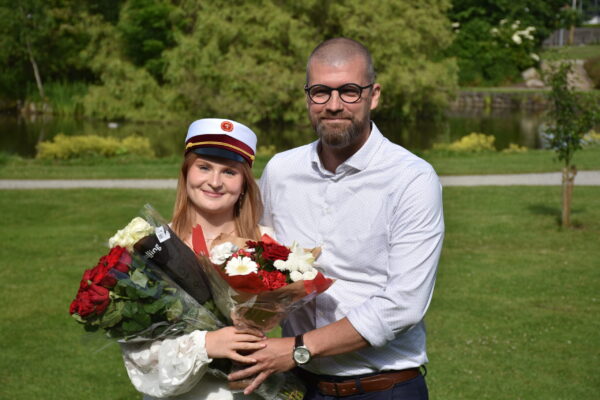 Første student på Frederikshavn Gymnasium