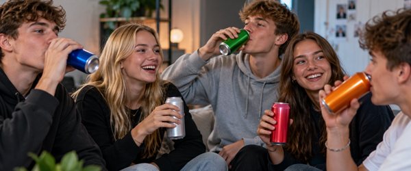Nordisk undersøgelse: Seks ud af ti unge drikker energidrikke hver uge Nordisk undersøgelse: Seks ud af ti unge drikker energidrikke hver uge